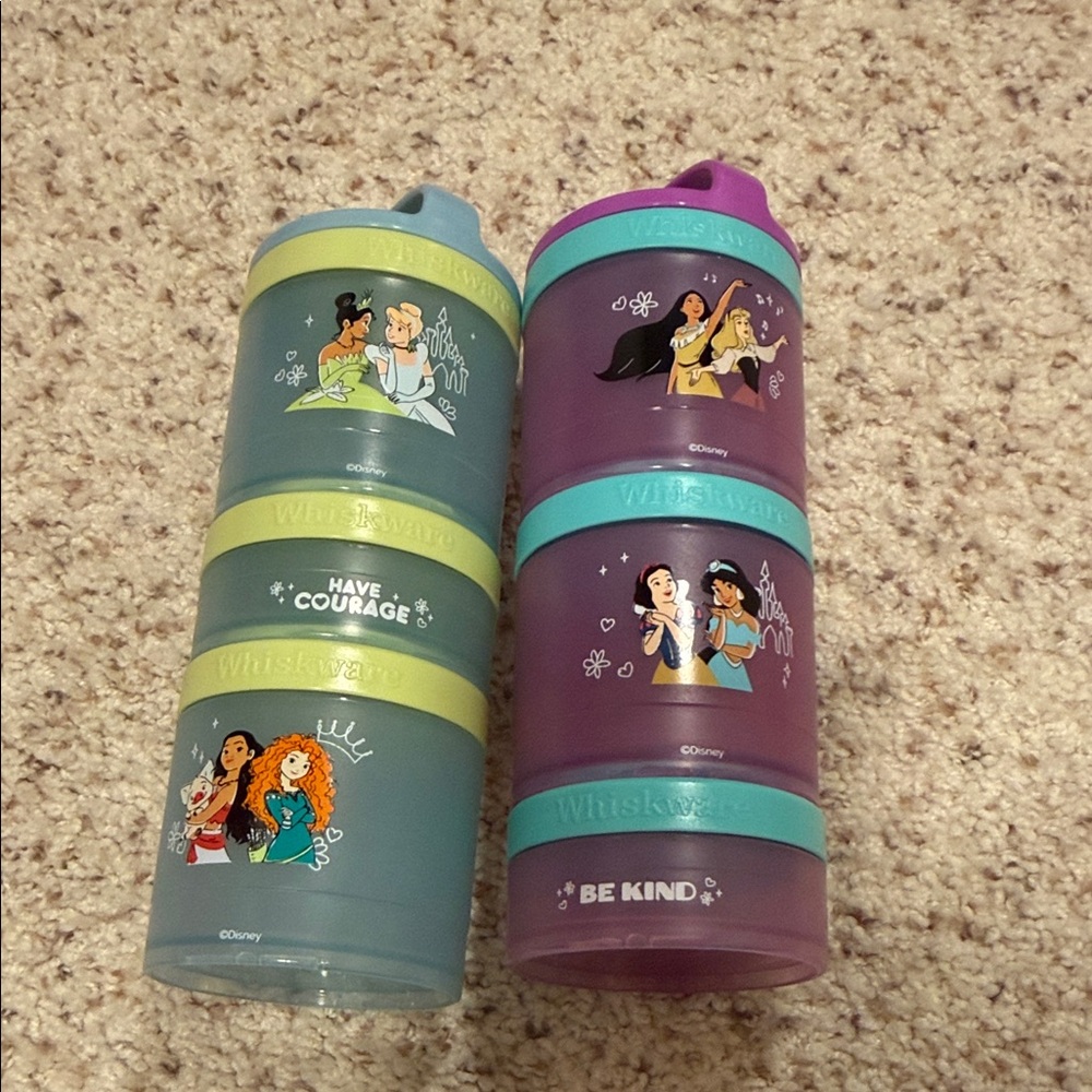 Disney Princess Stackable Snack Containers - whiskware